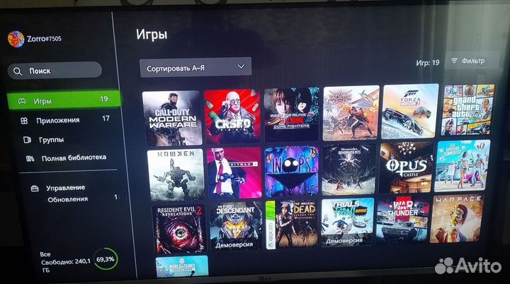 Xbox One s 1tb с играми