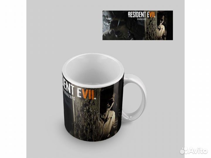 Кружка с картинкой Resident Evil 7