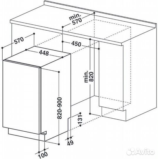 Посудомоечная машина Whirlpool ADG 351