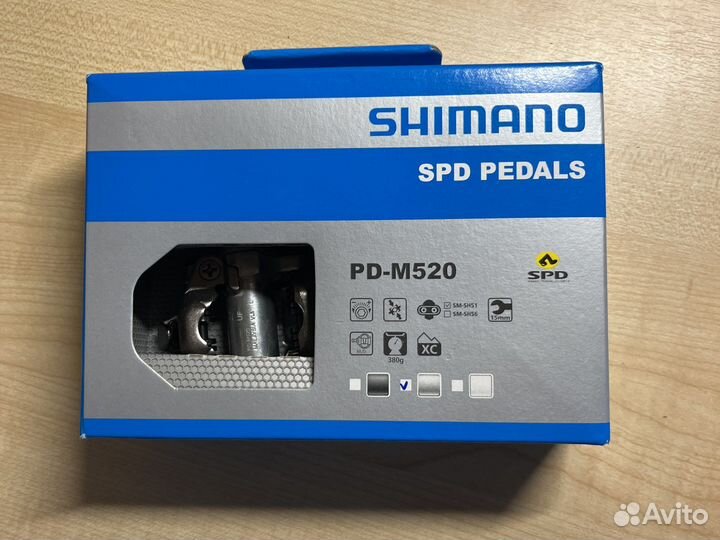 Новые педали Shimano pd-m520 ориг
