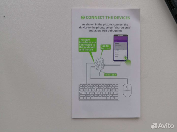 Конвертер (адаптер) провод.клавиатур+мыши/телефона