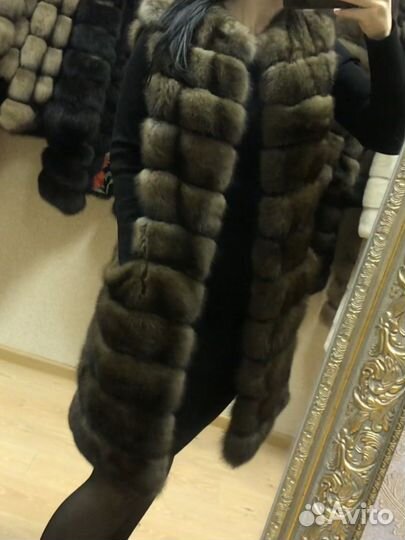 Шуба баргузинский соболь новая