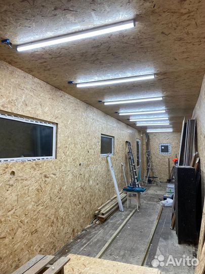 Бытовка-мастерская из морского контейнера 40 HC