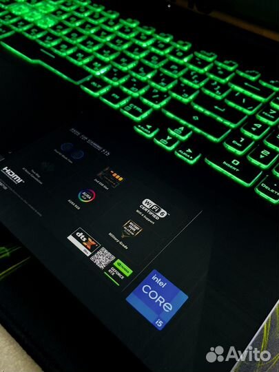 Новый Ноутбук Asus TUF i5-11Th/RTX2050/16/SSD512