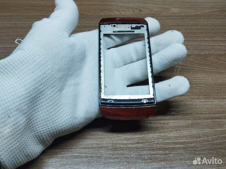 Nokia Asha 306. Рамка дисплея и тачскрина. Ориг