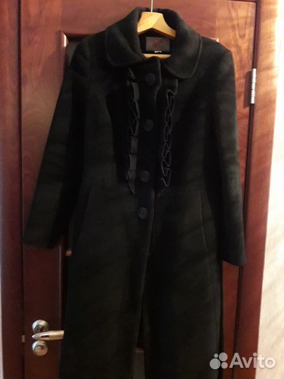 Пальто женское шерстяное, демисезонное