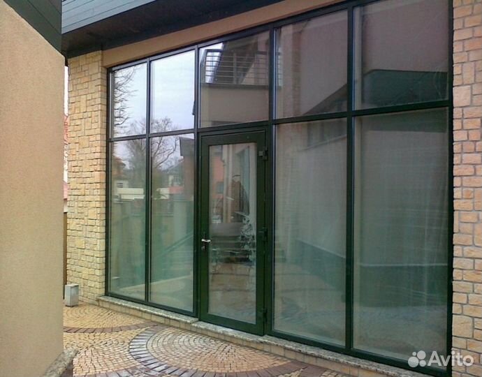 Фасадное остекление. Алюминиевые окна. Зимние сады, террасы