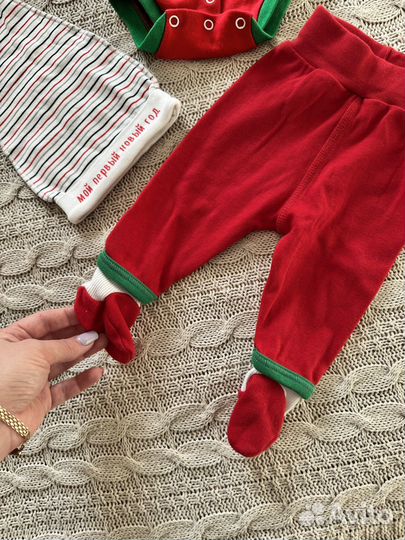 Боди новогодний костюм 56