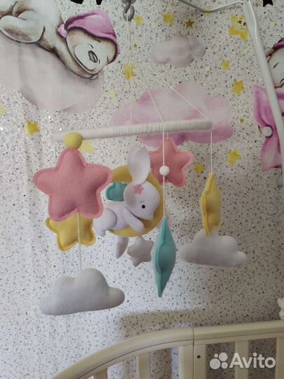 Мобиль из фетра