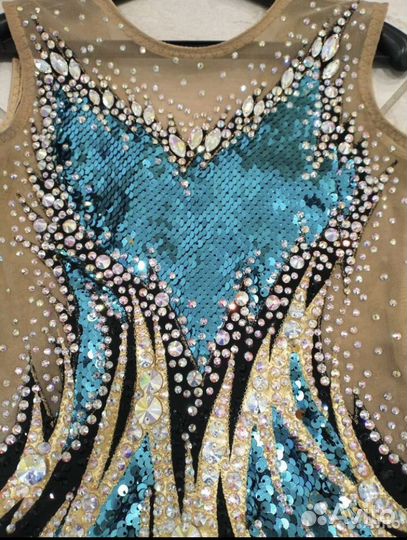 Купальник для художественной гимнастики 116-122см