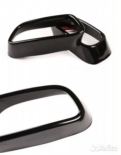 Накладки на выхлоп bmw X5 F15/X6 F16 Черные