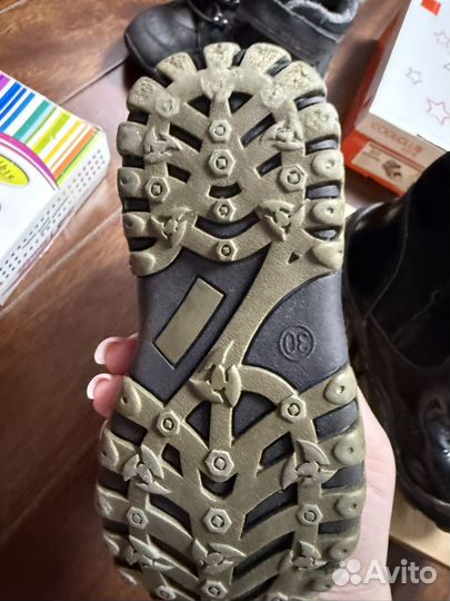 Сапожки детские зимние на овчине 30 размер