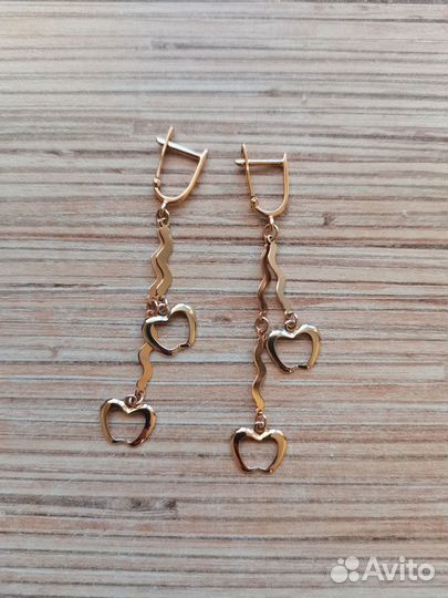 Золотые серьги