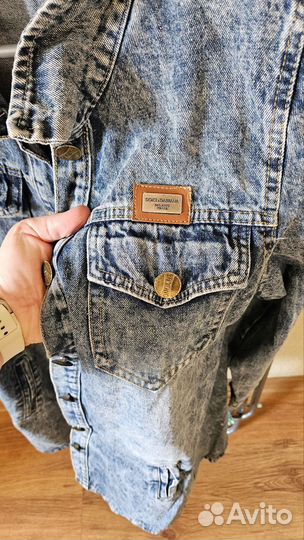 Джинсовая куртка женская