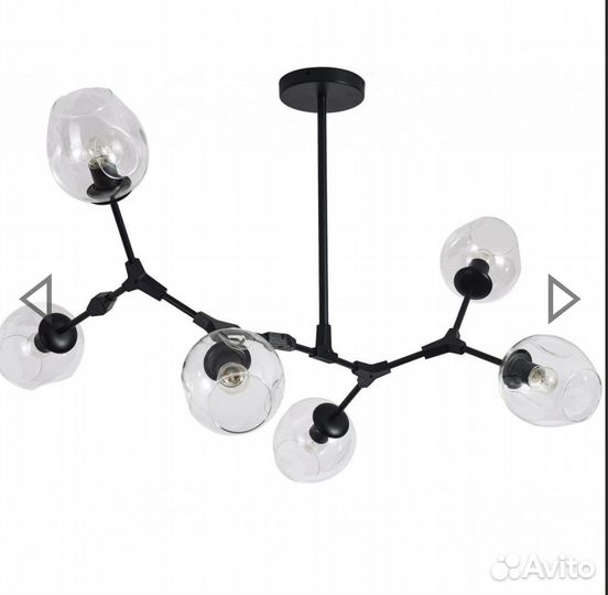 Люстра в стиле лофт