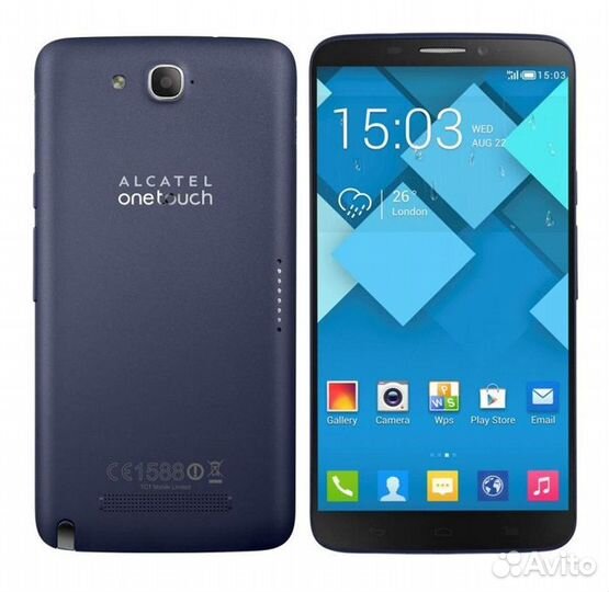 Чехол Флип-Кейс на Alcatel OT8020D Hero (Black)