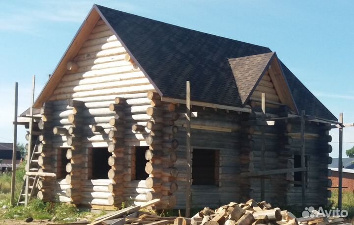 Бригада строителей деревянных домов