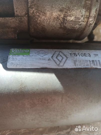 Стартер renault fluence