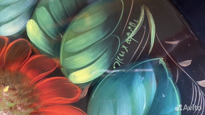 Жостовский поднос Жихарева 57/43 см