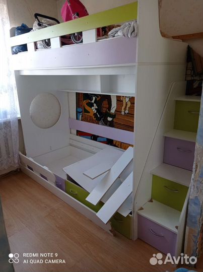 Двухъярусная кровать для детей бу