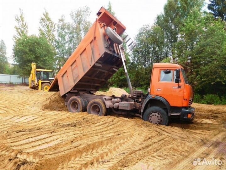 Песок \ Отсев гранитный строительный с доставкой о