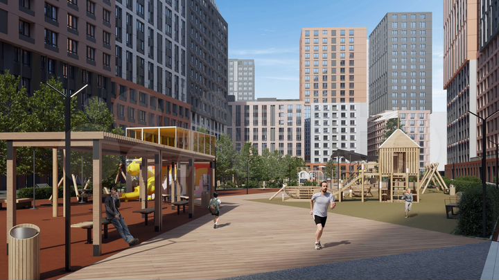 2-к. квартира, 45,4 м², 5/19 эт.