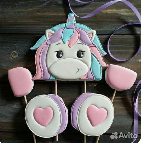 Пряники для торта ручной работы