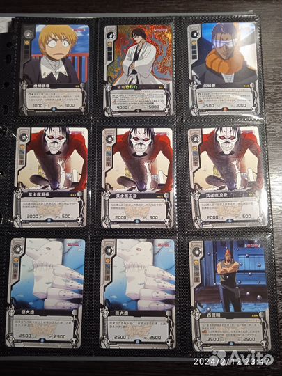 Коллекционные карточки Блич