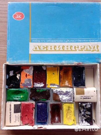 Краски акварель,винтаж