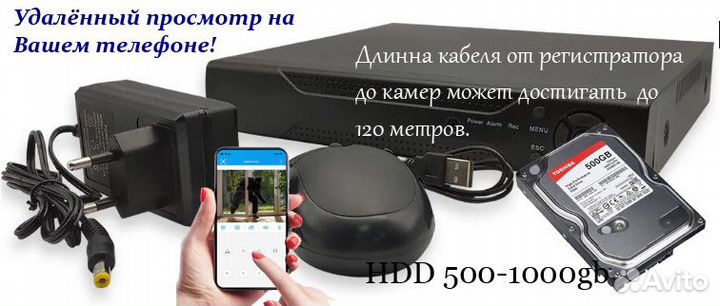 Установка системы видеонаблюдения