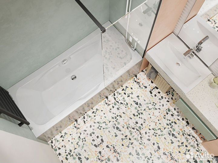 Ванна акриловая 180 80 Santek Корсика