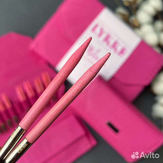 Lykki спицы разъемные, тросик