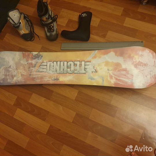 Крепление для сноуборда, сноуборд, ботинки