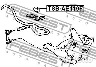 Втулка переднего стабилизатора d20