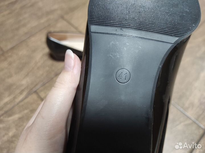 Туфли женские 41 размер черные