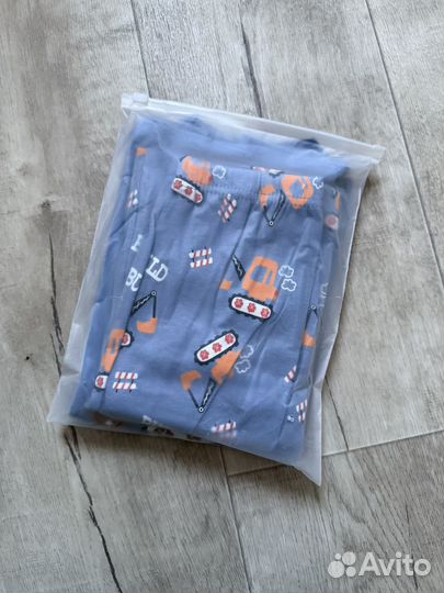 Пижама с экскаватором 80,86,92,98,104,110