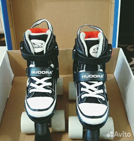 Раздвижные роликовые коньки для детей hudora