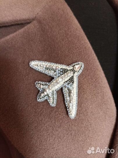 Брошь Самолет