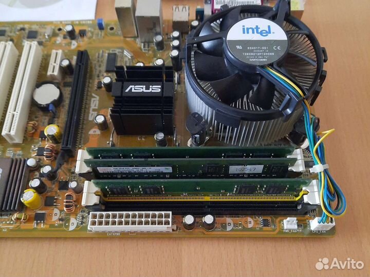 Материнская плата asus P5LD2 SE, i945P+ICH7R