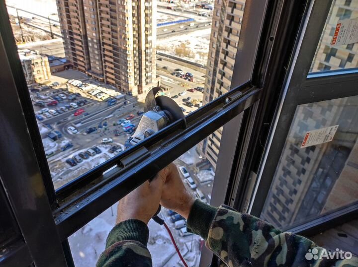 Замена холодного фасадного остекления на тёплое