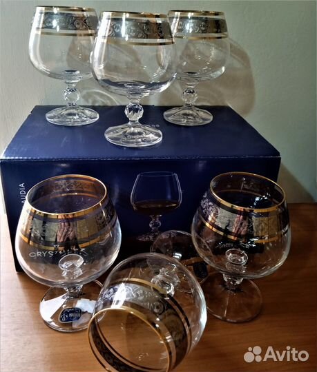 Набор рюмок 50 мл для водки Клавдия Богемия Чехия