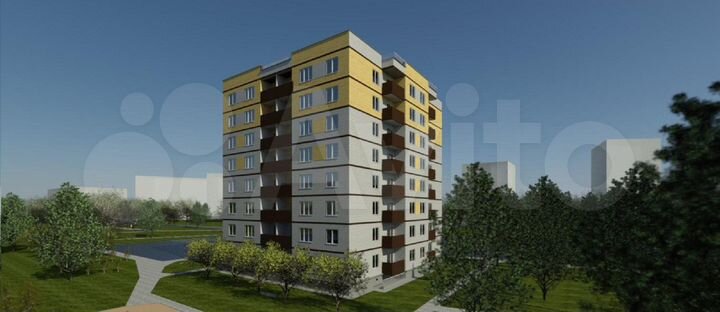 1-к. квартира, 41,1 м², 2/9 эт.