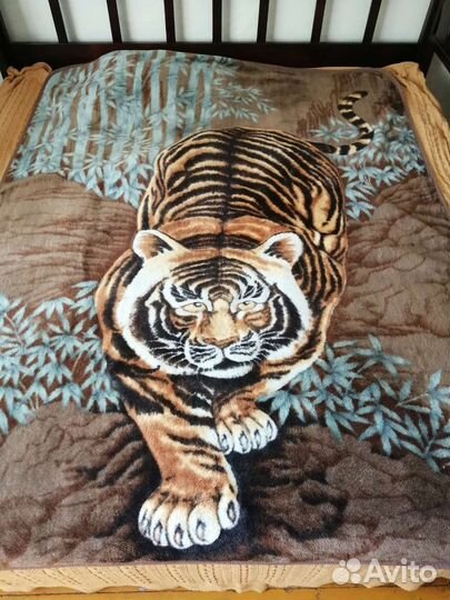 Плед (покрывало) с тигром