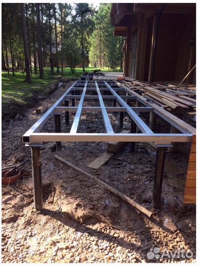 Свайный фундамент, ремонт, реконструкция