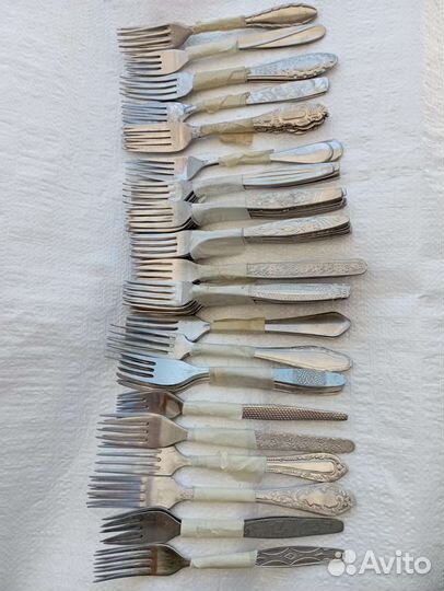 Ложки, вилки столовые СССР