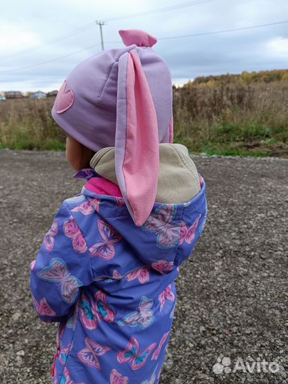 Шапка снуд детская Микки Минни Маус Зайка