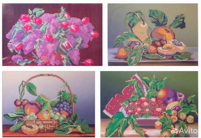 Канва с рисунком для бисера