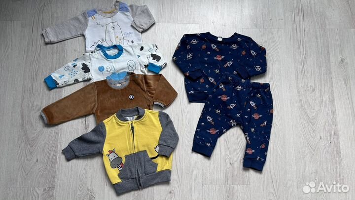 Детские вещи пакетом от 0 до 1,5 лет