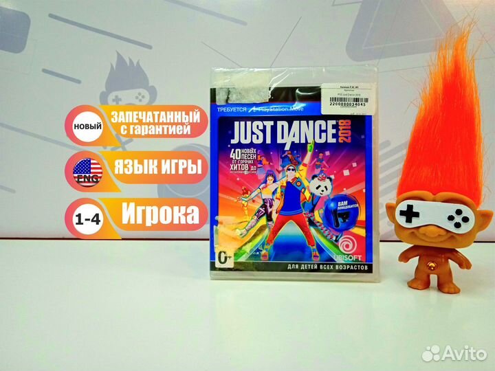 Диск для PS3 Just Dance 2018 Новый