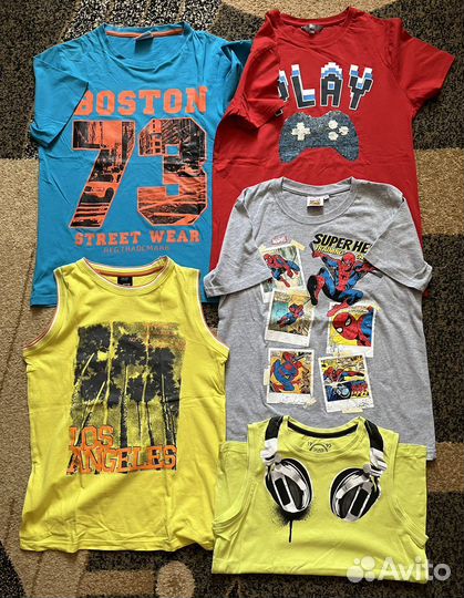 Футболки, шорты, тлстовки, рубашки, брюи